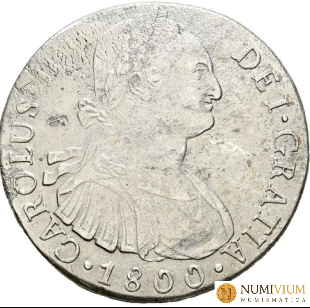CARLOS IV (1788-1808). 8 Reales. 1800. Lima. MBC+