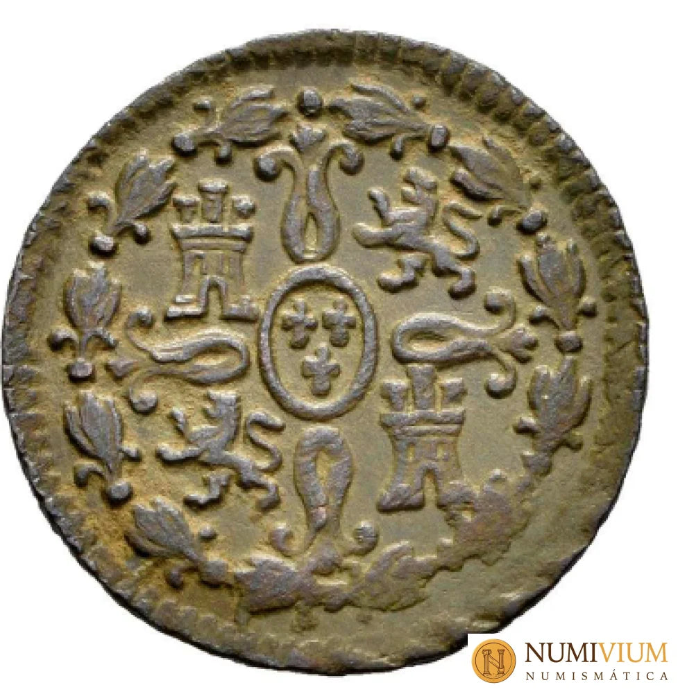 CARLOS IV. 2 Maravedís. 1801. Segovia. MBC+ 2 maravedís