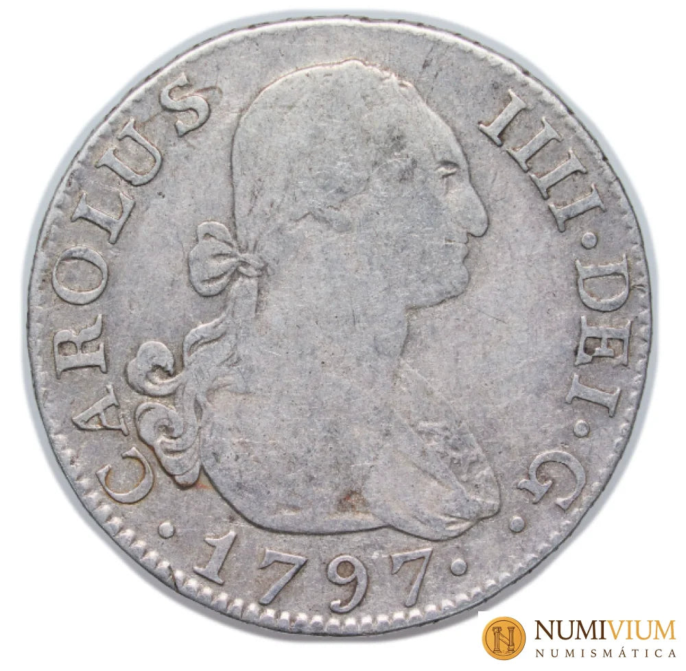 CARLOS IV. 2 REALES 1797 MADRID 2 Reales