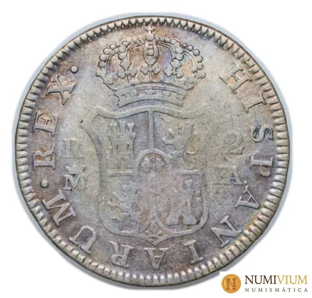 CARLOS IV. 2 Reales. 1800. Madrid.