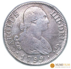 CARLOS IV. 2 Reales. Madrid 1799 MF