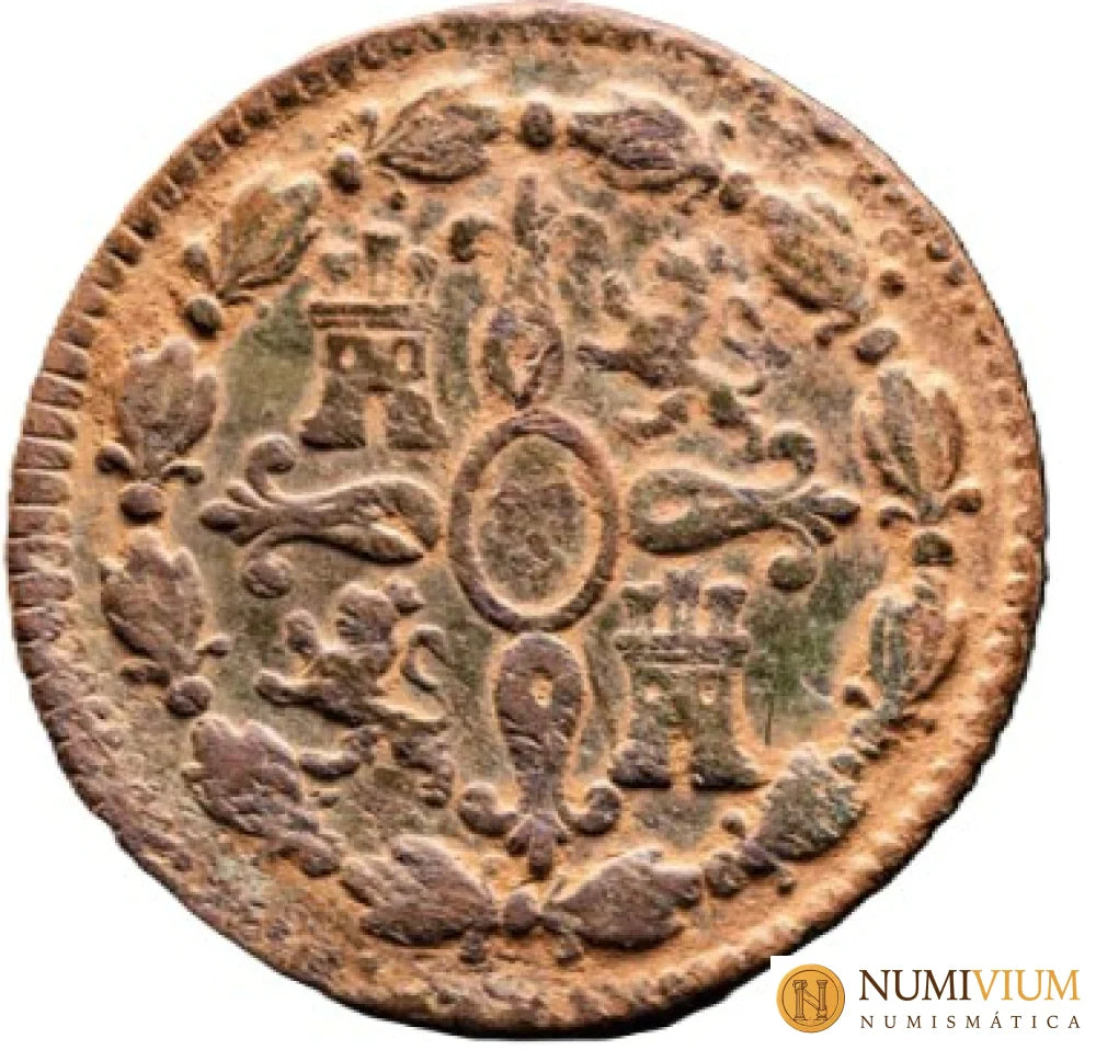 CARLOS IV. 4 Maravedís. Segovia. 1801.