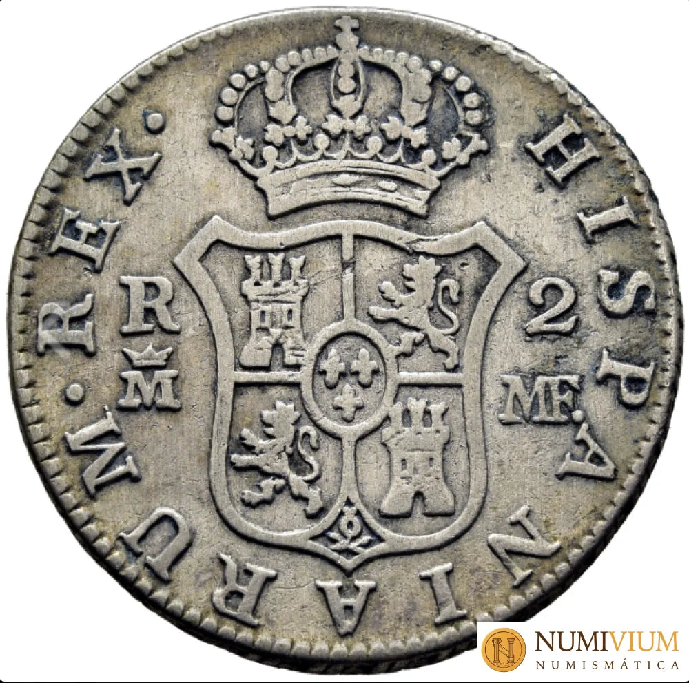 CARLOS IV. Madrid. 2 reales. 1799. MF.
