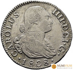 CARLOS IV. Madrid. 2 reales. 1808. AI. MBC/MBC+