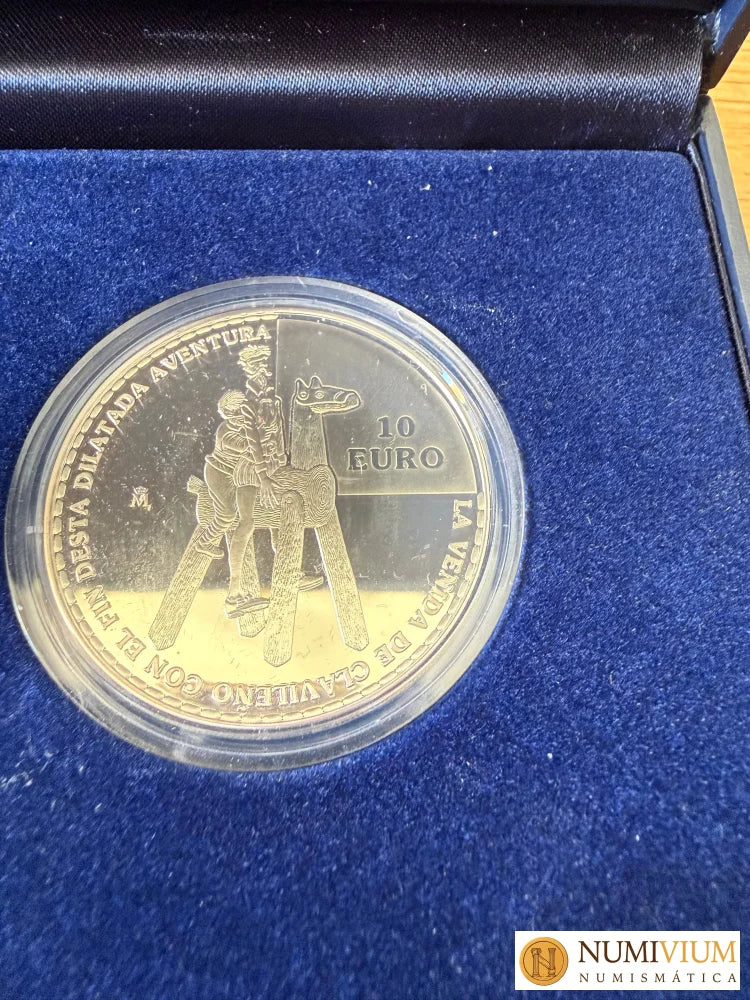 Colección Plat Proof - IV Centenario de la publicación de El Quijote. FNMT 2005. Escasa