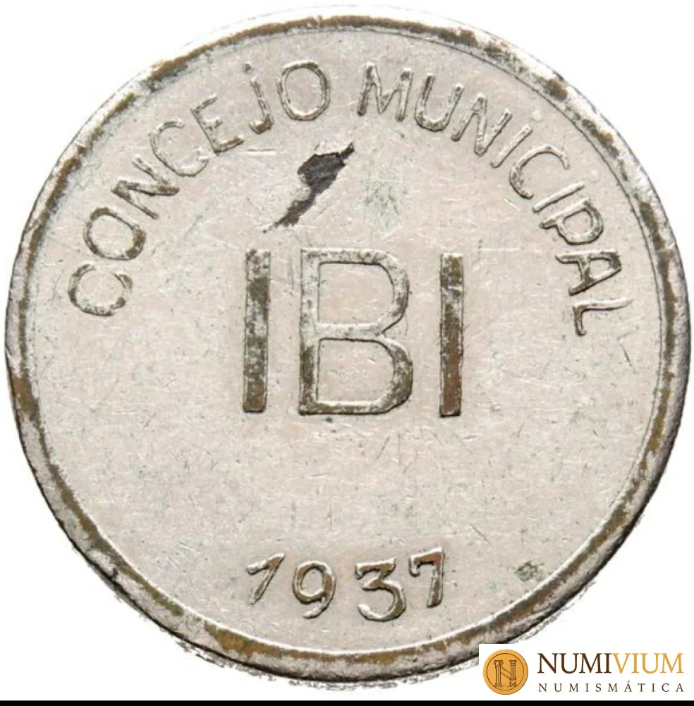Consejo Municipal de IBI (Alicante). Muy escasa. Certificada Emisiones Locales