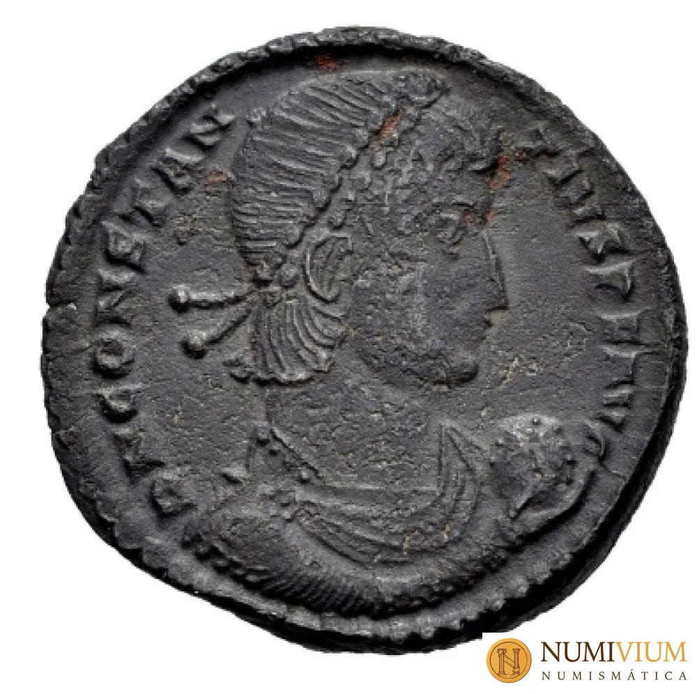 CONSTANCIO II. Centenional. 348-350 d.C. Thessalonica. (Ric-VIII 115). MBC/MBC+. Centenional