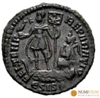 CONSTANCIO II. Follis. 337-361 d.C. Siscia. (Ric-243). EBC/EBC-