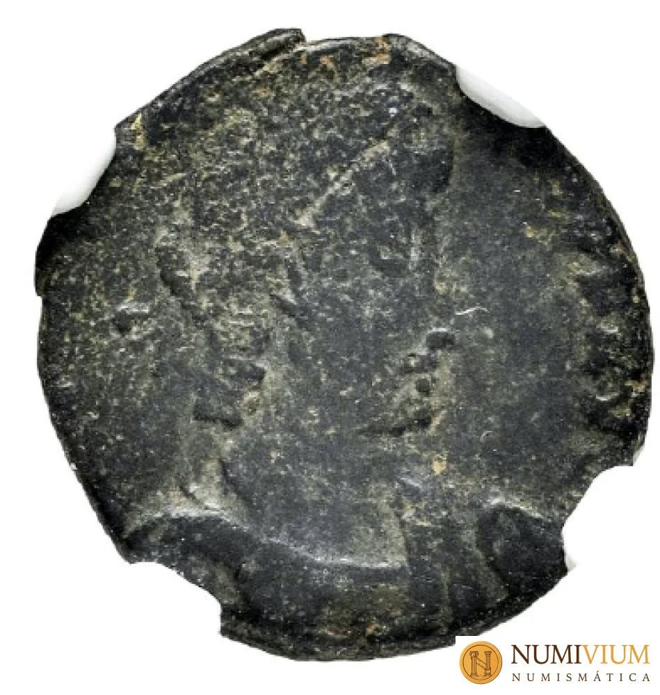 Constantino II. 1/2 centenional. 337-361 D.c. Alejandría. Encapsulada