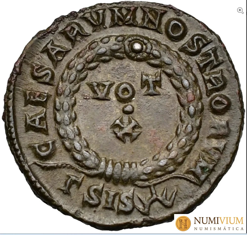 Constantino II Siscia nummus 321–324. Excelente estado Nummus