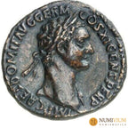 DOMICIANO Augusto 81-96. As Diosa MONETA en reverso. RIC 417. Buen ejemplar. MBC