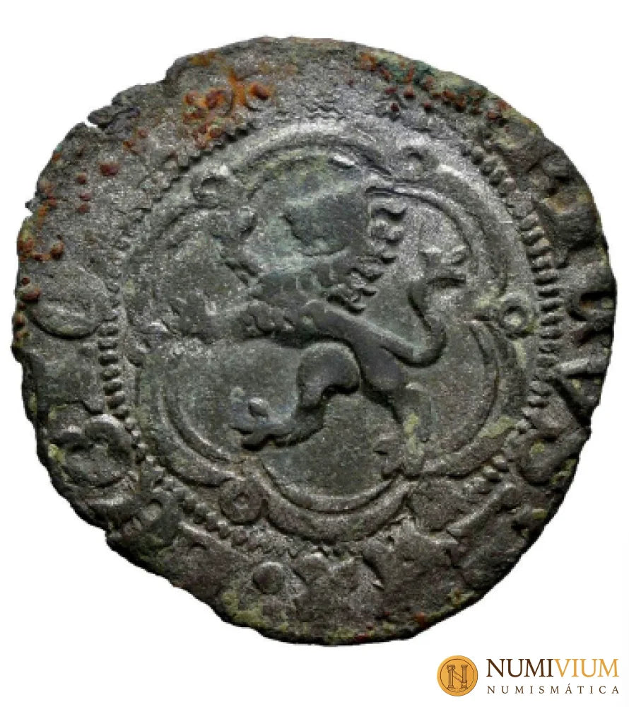 ENRIQUE III (1390-1406). Blanca. Sevilla. MBC/MBC-.