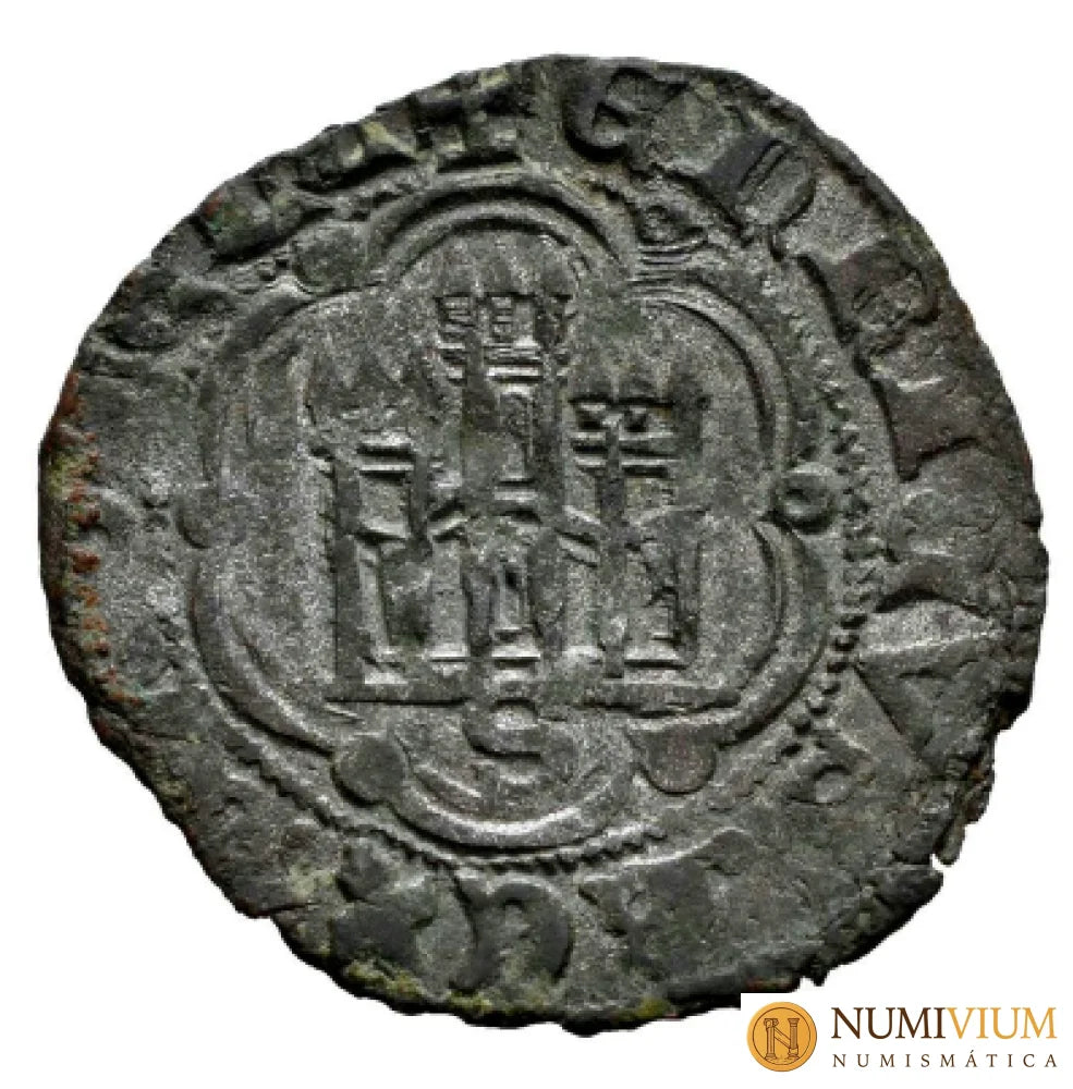 ENRIQUE III (1390-1406). Blanca. Sevilla. MBC/MBC-.