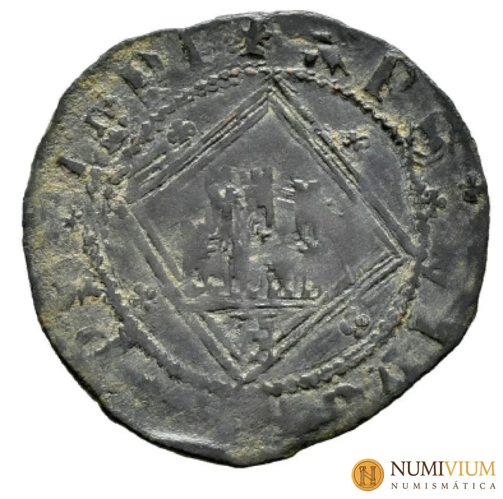 ENRIQUE IV (1399-1413). Blanca de rombo. Ávila. Rara. MBC/MBC+.