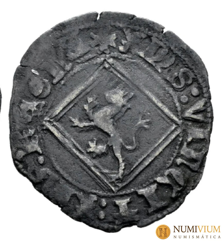 ENRIQUE IV (1399-1413). Blanca de rombo. Burgos. Escasa. MBC+.
