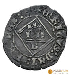 ENRIQUE IV (1399-1413). Blanca de rombo. Burgos. Escasa. MBC+.