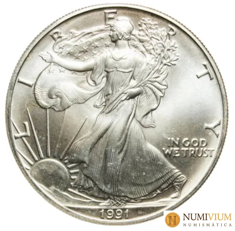 Estados Unidos, República Federal 1991, 1 Dólar ’American Silver Eagle’ - Onza