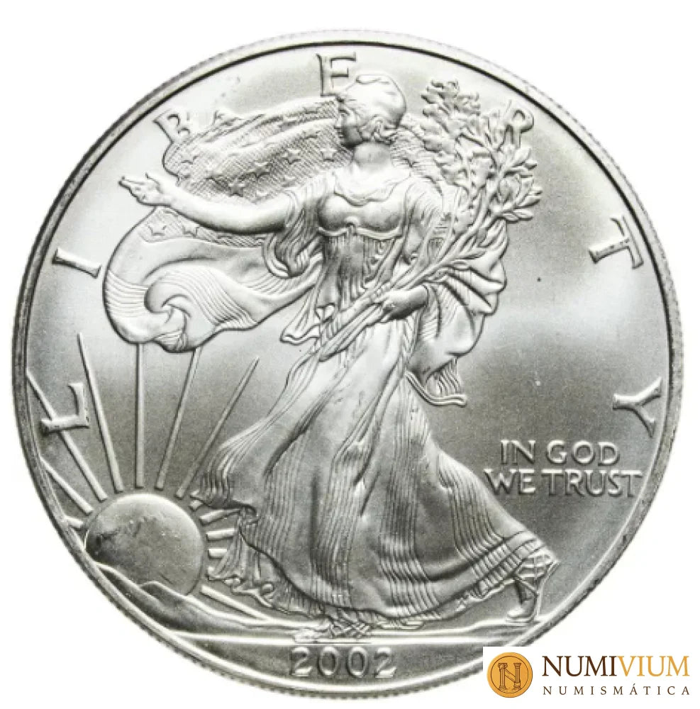 Estados Unidos, República Federal 2002, 1 Dólar ’American Silver Eagle’ (Copia) (Copia) (Copia) (Copia) - Onza