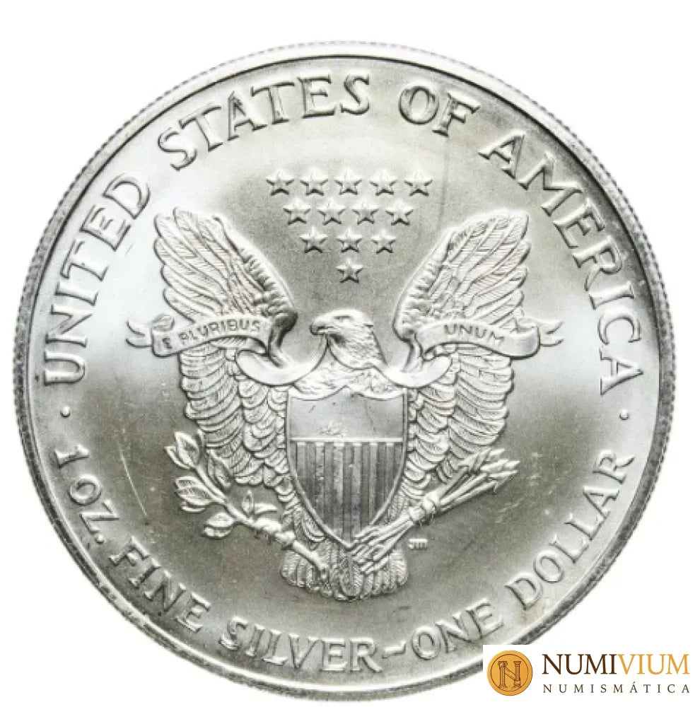 Estados Unidos, República Federal 2002, 1 Dólar ’American Silver Eagle’ (Copia) (Copia) (Copia) (Copia) - Onza