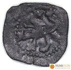 FELIPE II 1575–1585 2 maravedís de vellón de Felipe II ceca de La Coruña 2 maravedís