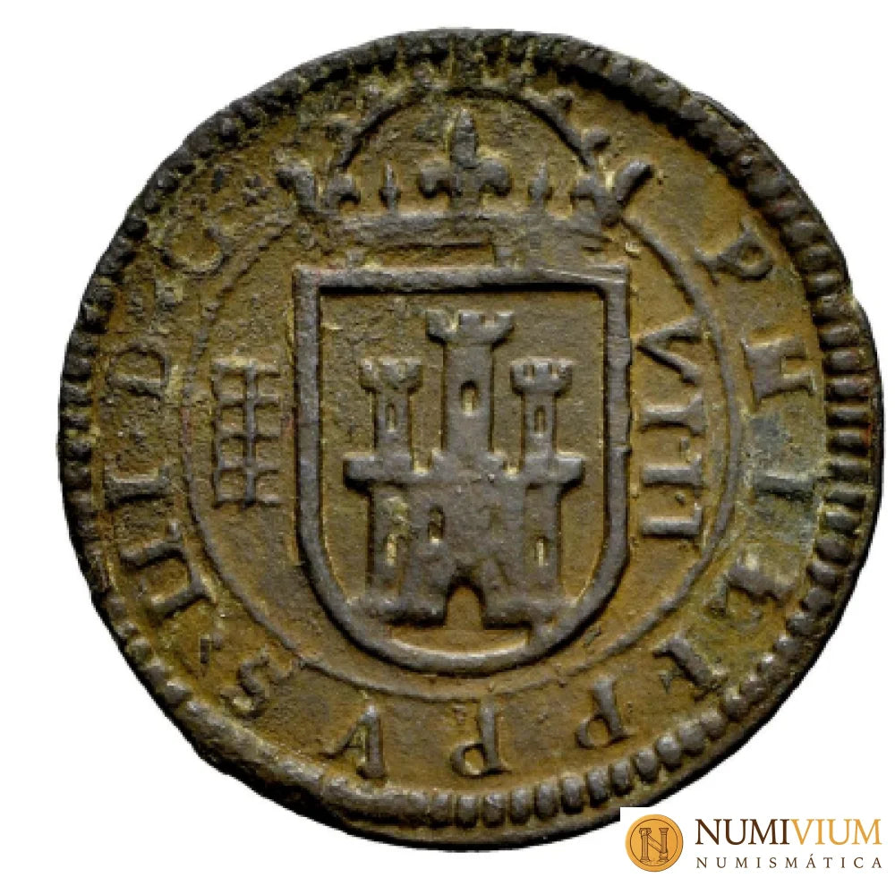 Felipe III (1598-1621). 8 maravedís. 1605. Segovia.