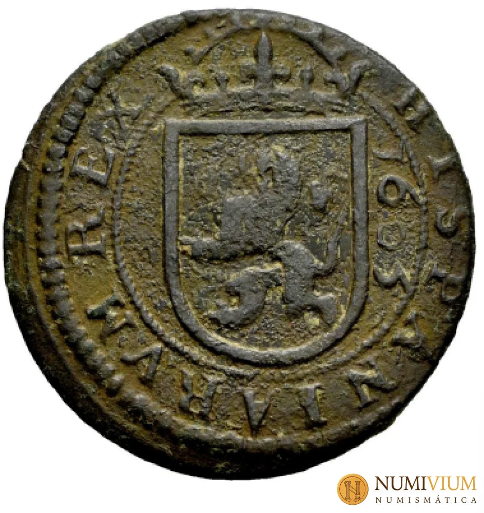 Felipe III (1598-1621). 8 maravedís. 1605. Segovia.