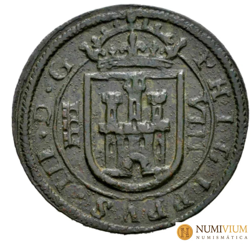 Felipe III (1598-1621). 8 maravedís. 1612. Segovia.