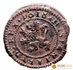 Felipe III (1598-1621). Moneda de IIII (4) maravedís. Segovia. 1618