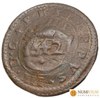 Felipe IV. Resello de Burgos de 6 Maravedís.1642