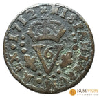 Felipe V (1700-1746). Seiseno o seisó. 1712. Valencia.