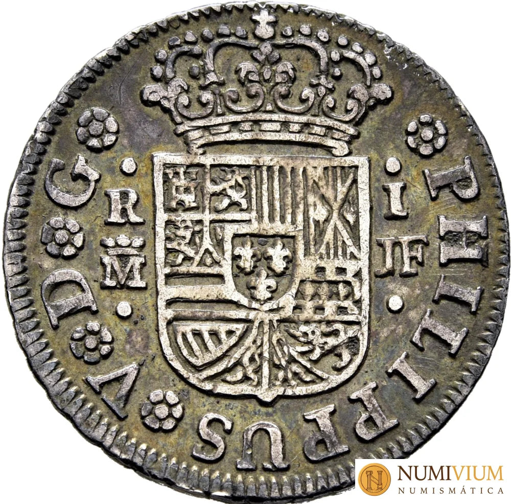 FELIPE V. Madrid. Real. 1738. JF.