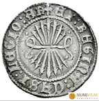 Fernando e Isabel (1474-1504). 1/2 real. Sevilla. Excelente. Leyendas completas. MBC+. 1/2 Real