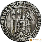 Fernando e Isabel (1474-1504). 1 real. Sevilla. Variante. Tipo escaso. 1 Real