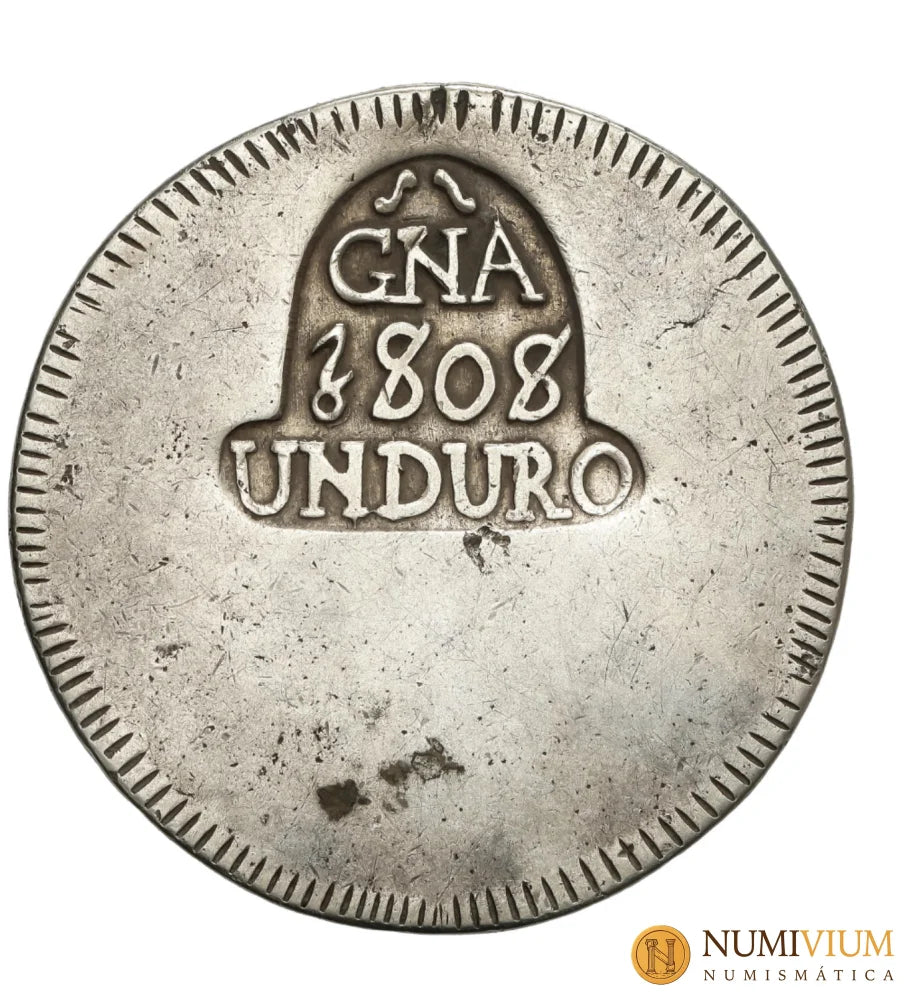 Fernando VII. 1 Duro. Gerona. 1808. MBC