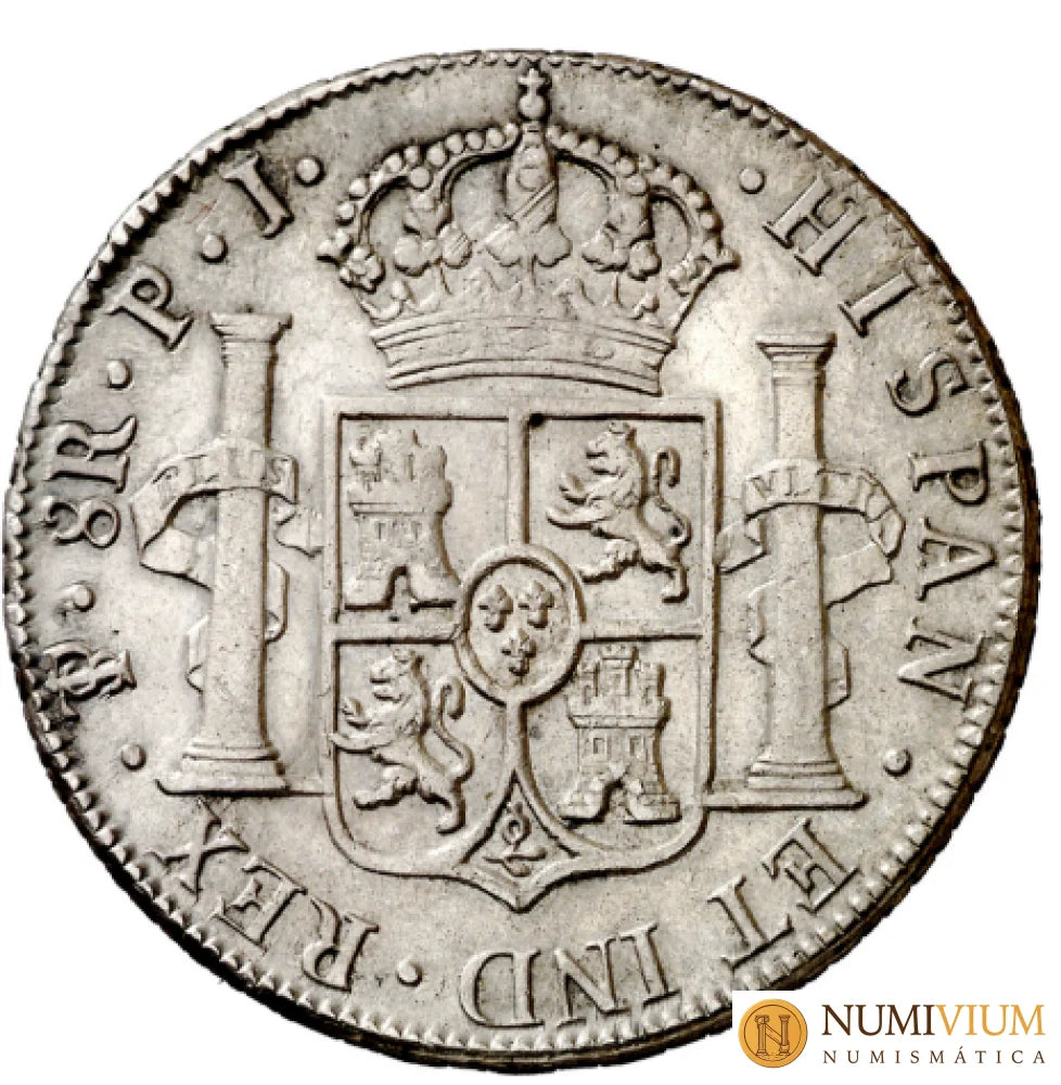 FERNANDO VII. 8 reales. 1817. Potosí PJ. MBC/MBC+ 8 reales