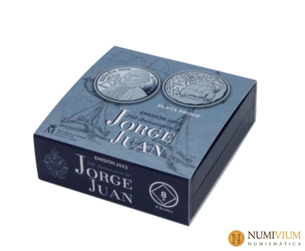 FNMT 2023. 250 ANIVERSARIO DE JORGE JUAN. 8 REALES. 10€ PROOF