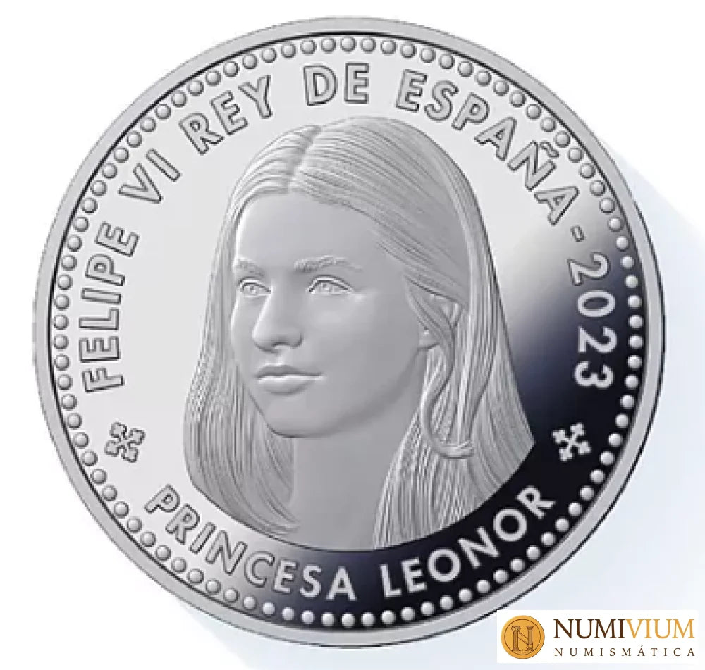 FNMT. 2023. Mayoría de edad de la Infanta Leonor. Plata proof
