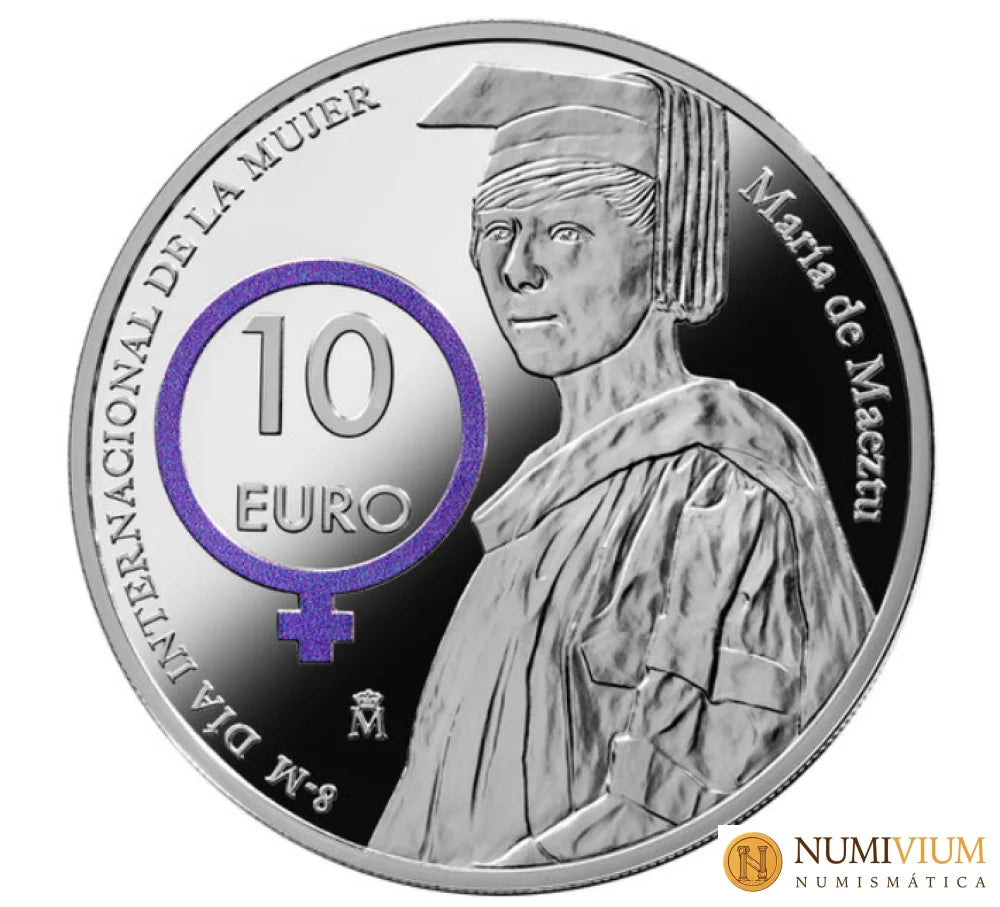 FNMT 2023. MARÍA DE MAEZTU. 8 REALES. Plata proof