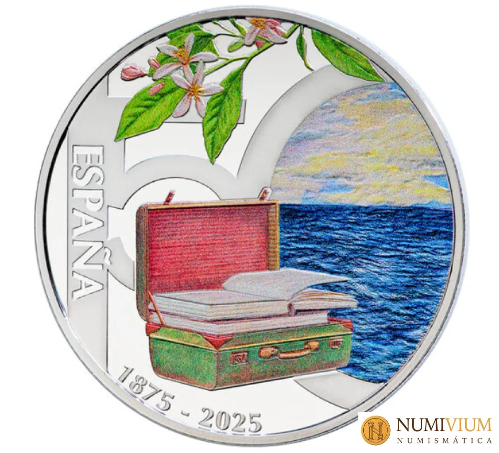FNMT 2025. 150 ANIV. DE ANTONIO MACHADO - 8 REALES. Plata proof