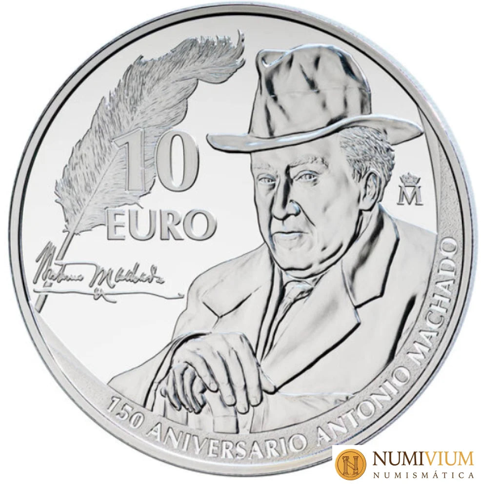 FNMT 2025. 150 ANIV. DE ANTONIO MACHADO - 8 REALES. Plata proof
