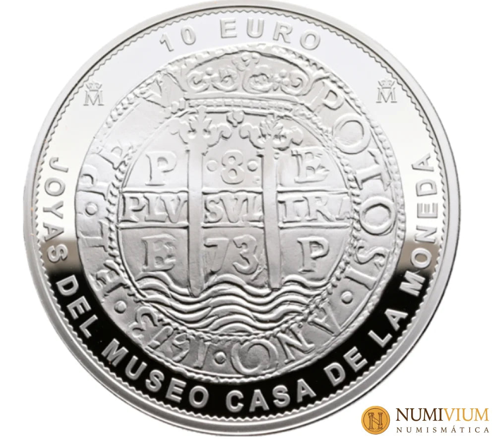 FNMT 2025. JOYAS MUSEO II - 1673 POTOSÍ - 8 REALES. 10 €PLATA PROOF