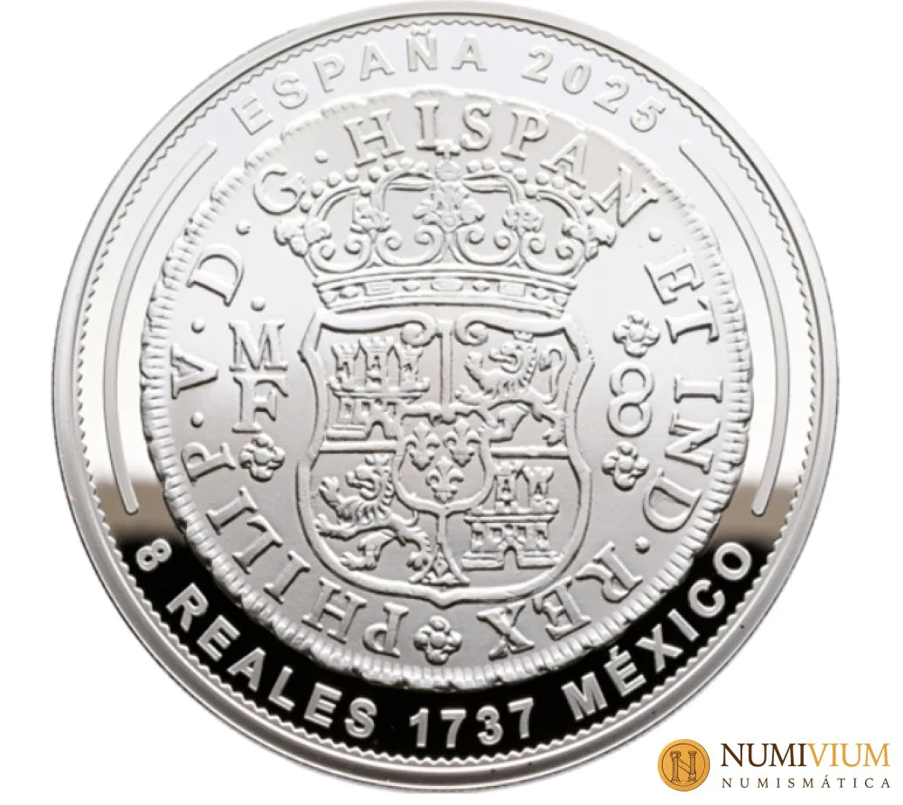 FNMT 2025. JOYAS MUSEO II - 1737 MÉXICO - 8 REALES. 10 € Proof