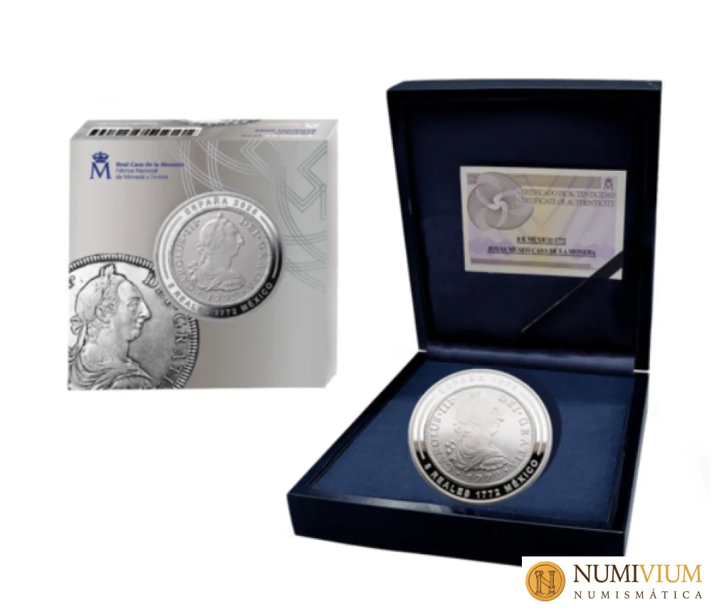FNMT 2025. JOYAS MUSEO II - 1772 MÉXICO - 8 REALES. 10 € PLATA PROOF