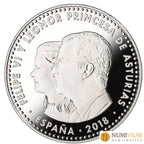 FNMT. 30 €. 2018. 1.300 aniversario de la creación del Reino de Asturias FNMT