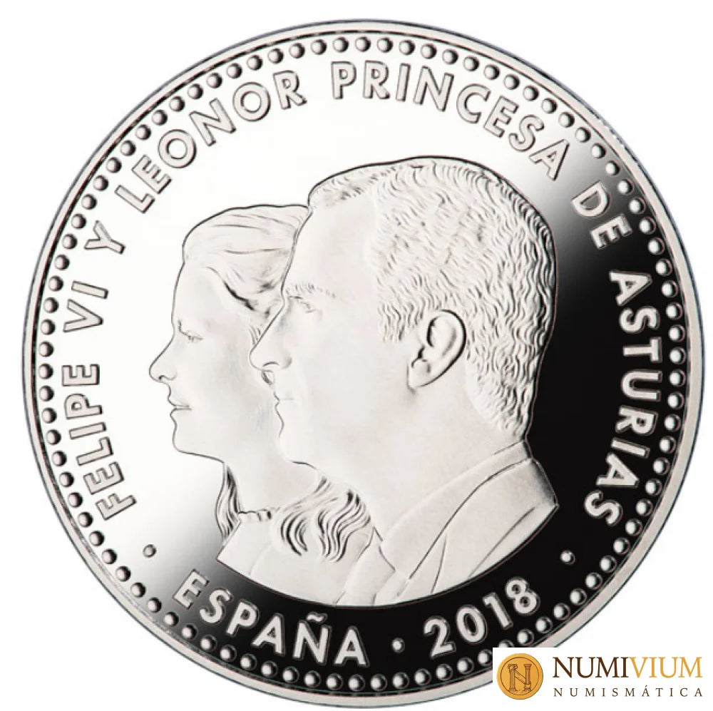 FNMT. 30 €. 2018. 1.300 aniversario de la creación del Reino de Asturias FNMT