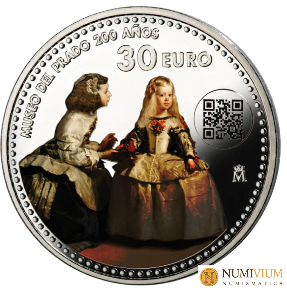 FNMT. 30 €. 2019. 200 años del Museo del Prado FNMT