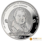 FNMT 50 ANIV. EEUU - FARRAGUT 8 REALES. 10€ PLATA PROOF