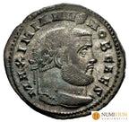 Galerio. Follis. 304-305 d.C. Ticinum. (Ric-48b). EBC+.