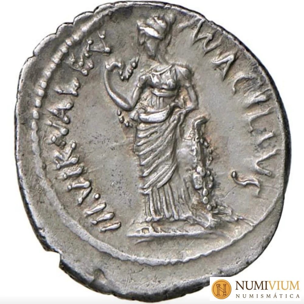 GENS ACILIA. Acilio Glabrio (49 a.C.) - Denario. EBC+