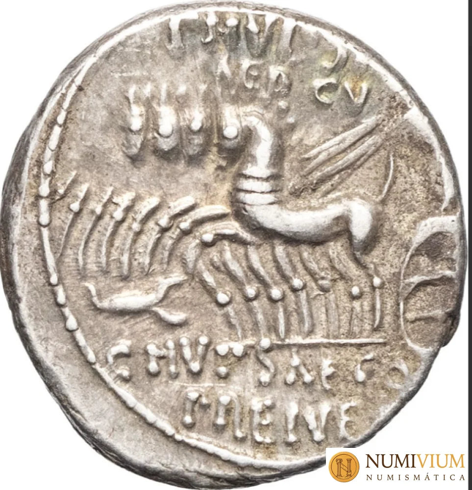 GENS AEMILIA. L. Aemilius Lepidus Paullus · Denario · 58 a.C.
